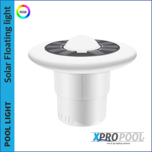 Lampe de piscine solaire flottante Rgb avec thermostat et télécommande