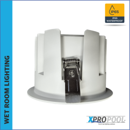 Spot encastré professionnel ip65 pour grands locaux humides - Blanc chaud, 180xH104mm, 30w.