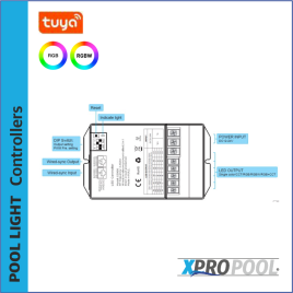 Bluetooth Rgb-Rgbw LED CONTROLLER für Schwimmbadbeleuchtung