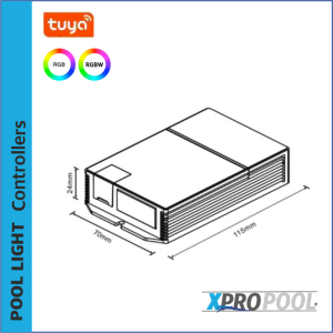 Wifi Rgb-Rgbw LED CONTROLLER for pool lighting