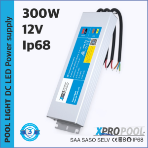XPRO POOL | Alimentation LED étanche Super Slim IP68 12v 300w