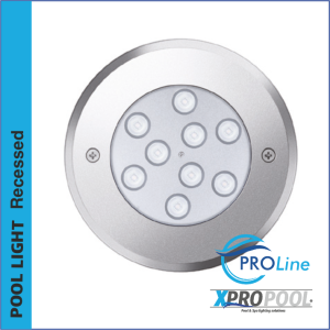 PROLINE | 160mm Edelstahl 316L Pool-Einbauleuchte | Warmweiß - RGB
