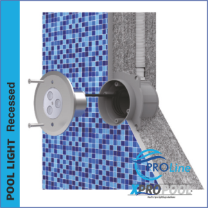 PROLINE | 110 mm RVS 316L Inbouwzwembadlamp | Warm wit - RGB