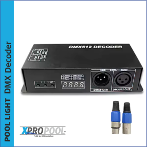 Décodeur DMX512 avec affichage numérique, 3 canaux DC5V, DC12~24V