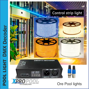 Décodeur DMX512 avec affichage numérique, 3 canaux DC5V, DC12~24V