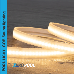 SET COB LED Strips for Sauna IP67 pour les hautes températures et les environnements humides jusqu'à 105 C