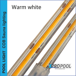Bande LED Cob pour sauna IP67 pour hautes températures et environnements humides