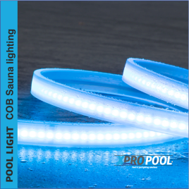Bande LED Cob pour sauna IP67 pour hautes températures et environnements humides