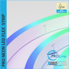 PROLINE | NEON FLEX LED STRIP silicona IP68 para piscina 28X11.5 MM a medida