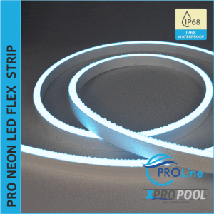 PROLINE | NEON FLEX LED STRIP Silikon IP68 für Schwimmbad 13.5X13.5 MM nach Maß