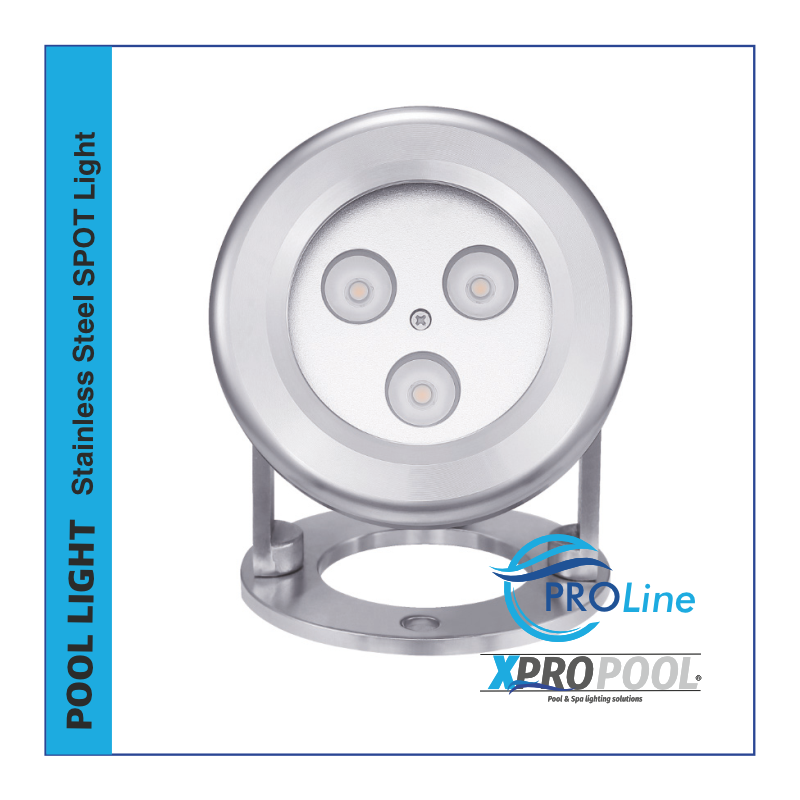 PRO LINE | 75mm RVS 316L Onderwater Spot | 6W - 9W PRO LINE | 75mm RVS 316L Onderwater Spot | 6W - 9W