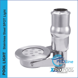 PRO LINE | Onderwater spot RVS 316L | 148 mm | 9w -18w - 25w