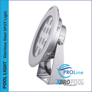 PRO LINE | Stainless Underwater Spot | 180 mm | 12w -18w - 25w