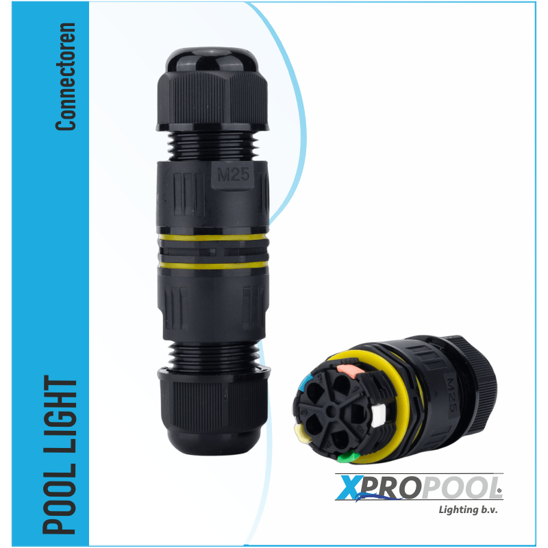 XPRO POOL | Connecteur de câble étanche avec connecteur rapide à 5 broches