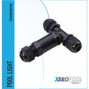 XPRO POOL | Waterproof wire connector with 5-pin T-junction 5-conductor IP 68