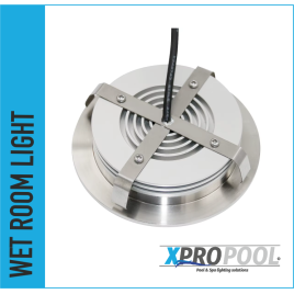 Sauna inbouw spot RVS 6W D90x19MM IP67 Sauna inbouw spot RVS 6W D90x19MM IP67