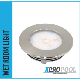 Foco empotrable para sauna acero inoxidable 6W D90x19MM IP67