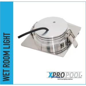 Sauna recessed spotlight stainless steel 6W D80x21MM IP67