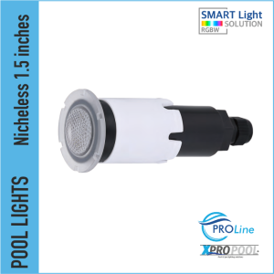 Nicheless luz de la piscina 12-18 Watt vatios | Blanco - Color LED para piscina y bañera de hidromasaje Spa