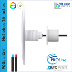 PROLINE | Ultrathin Lámpara de piscina 260x19x88 mm ABS | 1,5 pulgadas