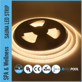 PRO LED Strips Sauna IP68 for high temperature & and humid environments UL certificate
