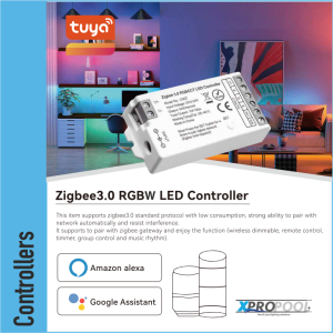 Contrôleur LED Zigbee 3.0 RGB+W