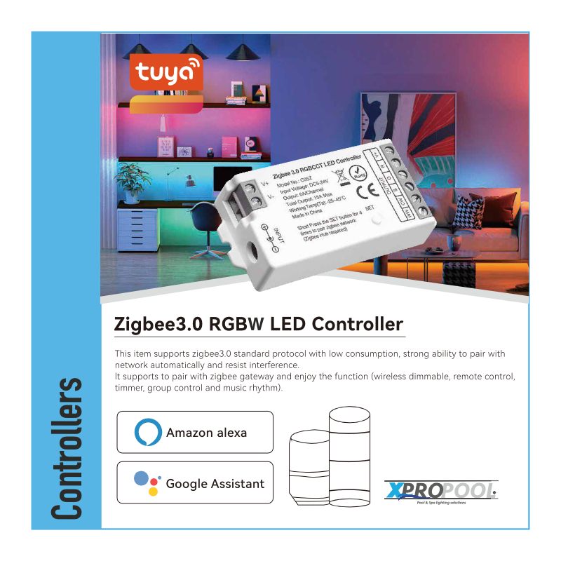 Zigbee 3.0 RGB+W LED-Steuerung