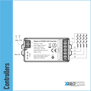 Contrôleur LED Zigbee 3.0 RGB+W
