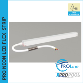 PROLINE | NEON FLEX LED STRIP silicona IP68 para piscina 16.5X16.5 MM | Flexión horizontal | A medida