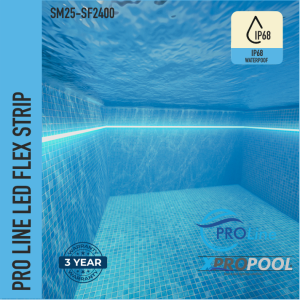 PROLINE | NEON FLEX LED STRIP Silikon IP68 für Schwimmbad | Mono 360° strahlend | Maßgeschneidert