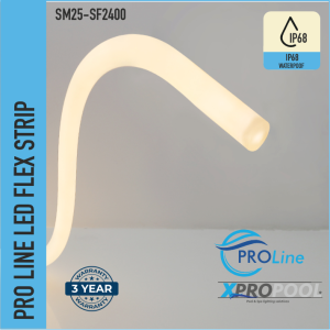 PROLINE | NEON FLEX LED STRIP siliconen IP68 voor zwembad  | Mono 360° uitstralend | Opmaat gemaakt