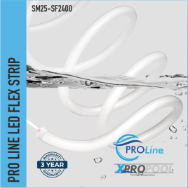 PROLINE | NEON FLEX LED STRIP silicona IP68 para piscina | Mono 360° radiante | A medida