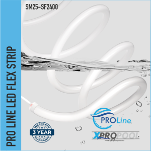 PROLINE | NEON FLEX LED STRIP silicone IP68 pour piscine | Mono 360° rayonnant | Sur mesure