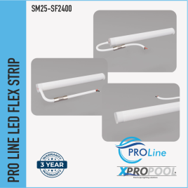 PROLINE | NEON FLEX LED STRIP silicone IP68 pour piscine | Mono 360° rayonnant | Sur mesure