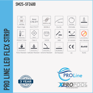 PROLINE | NEON FLEX LED STRIP Silikon IP68 für Schwimmbad | Mono 360° strahlend | Maßgeschneidert