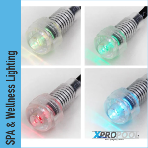 XPRO Mini LED light pour Jacuzzi - Hottub | Spa | RGB | 17-37mm
