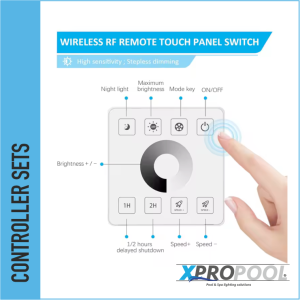 Revolucionario regulador de intensidad inalámbrico RF: diseño elegante, control total monocolor