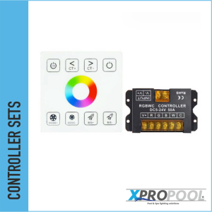 Variateur sans fil RF pour écran tactile + contrôleur RGB - RGBW