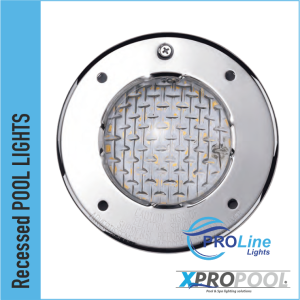 Alternativa a la luz LED para piscina de acero inoxidable Pentair IntelliBrite 146x108mm