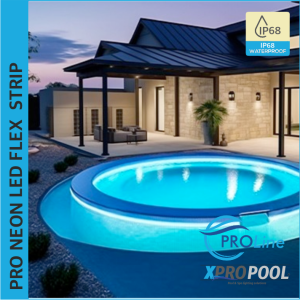 PROLINE | NEON FLEX LED STRIP silicone IP68 for swimming pool 16.5X16.5 MM custom-made R