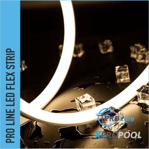 PROLINE | NEON FLEX LED STRIP silicona IP68 para piscina 16.5X16.5 MM a medida R