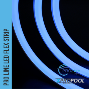 PROLINE | NEON FLEX LED STRIP silicone IP68 for swimming pool 16.5X16.5 MM custom-made R