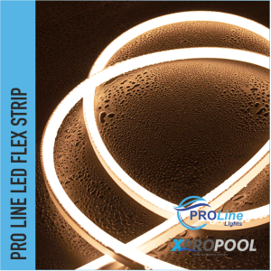 PROLINE | NEON FLEX LED STRIP siliconen IP68 voor zwembad 16.5X16.5 MM op maat gemaakt R