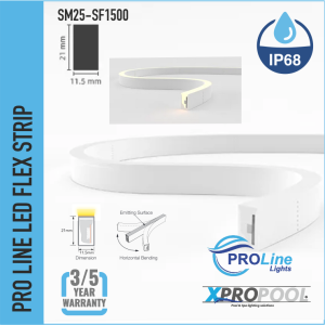 PROLINE | NEON FLEX LED STRIP Silikon IP68 für Schwimmbad 21X11.5 MM nach Maß