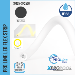PROLINE | NEON FLEX LED STRIP siliconen IP68 voor zwembad  | Mono 360° uitstralend | Opmaat gemaakt