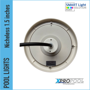 Nicheless luz de la piscina 216x18x94 mm | BLANCO CÁLIDO / RGB+W 25-35-45W | 1,5 pulgadas