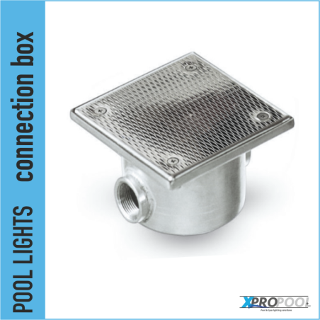 Kabel aansluitdoos voor zwembad verlichting RVS IP65