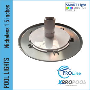 PROLINE | Nicheless Ultrathin Pool Lamp 260x19x88 mm ABS | 1.5 inch | Grey