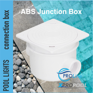 Boîte de jonction étanche pour l'éclairage de piscine