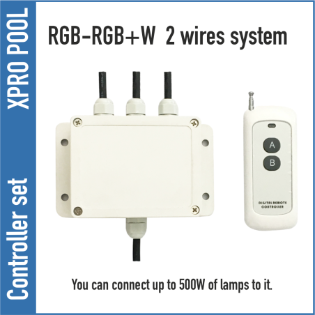Système de contrôle pour lampes de piscine RGB ET RGBW